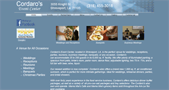 Desktop Screenshot of cordaroseventcenter.com